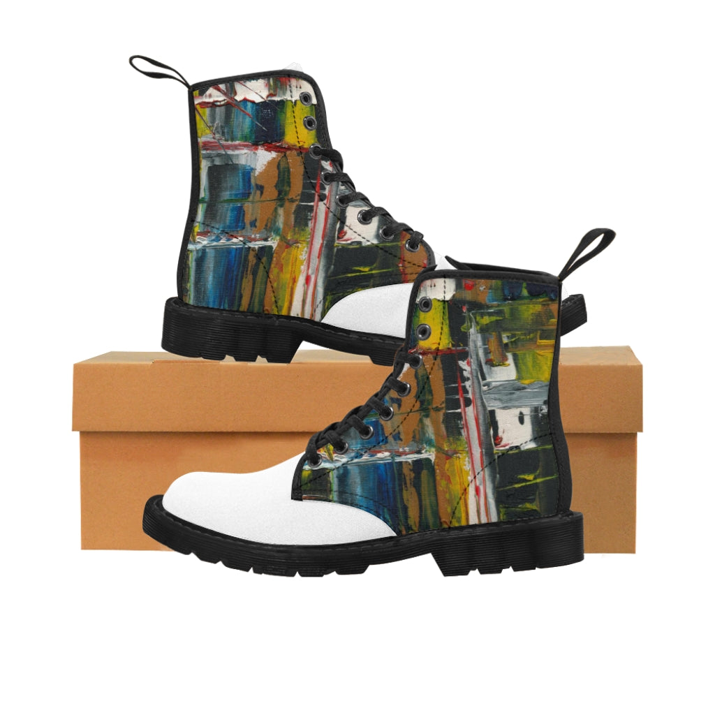 Abstract Definity Men's Canvas Boots