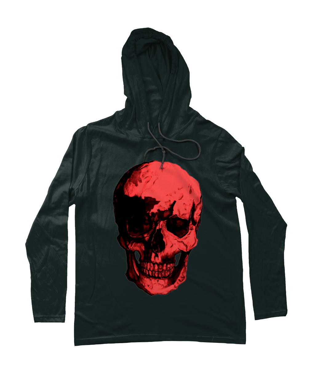 Men's Red Skull Hoodie by Robert Bowen - Robert Bowen Tees