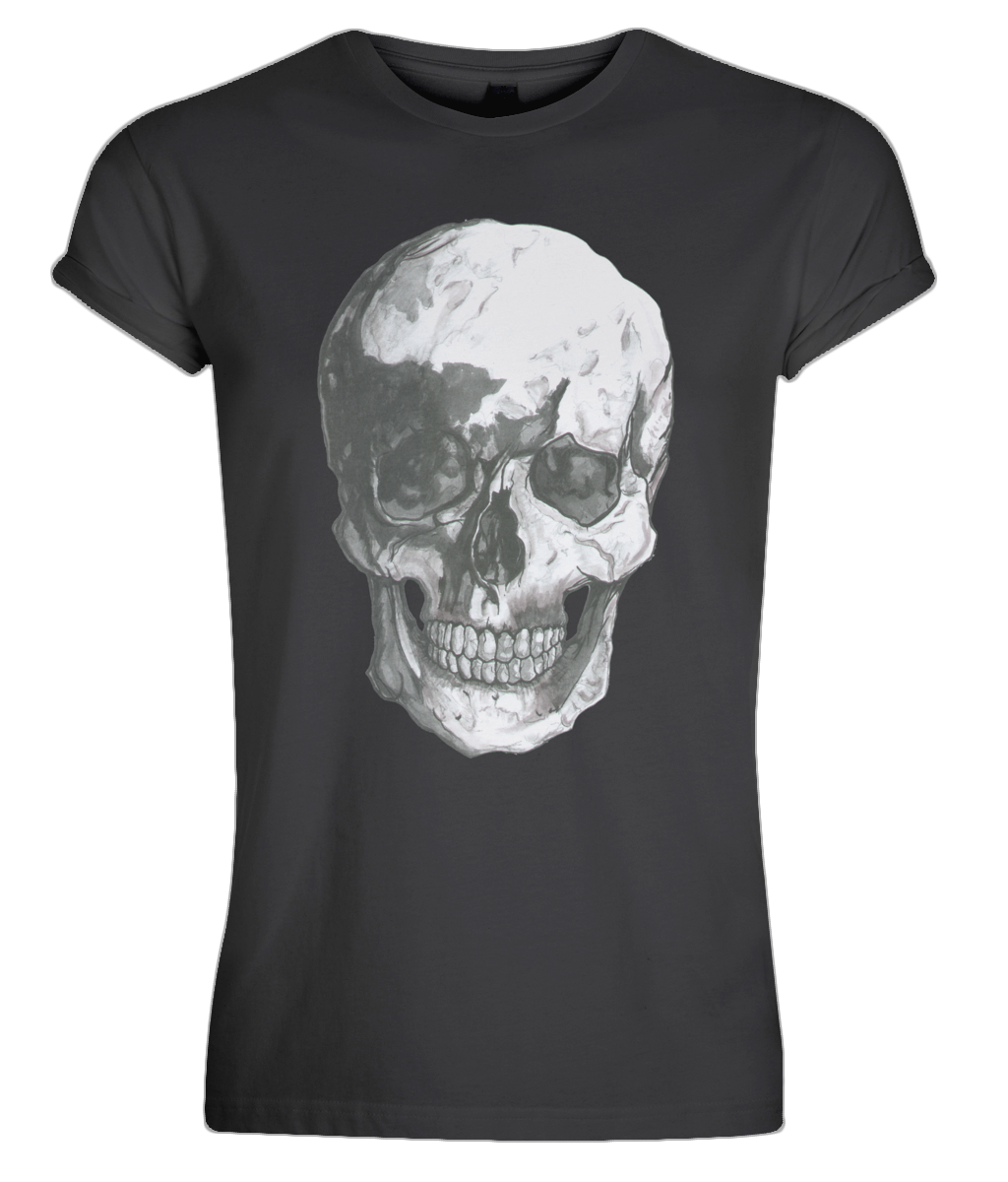 Men's Skull Rolled Sleeves Tee by Robert Bowen - Robert Bowen Tees