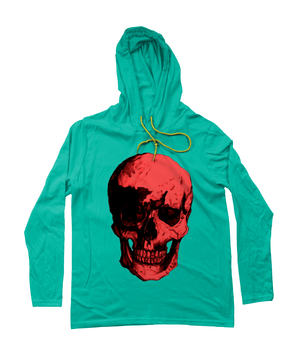 Men's Red Skull Hoodie by Robert Bowen - Robert Bowen Tees