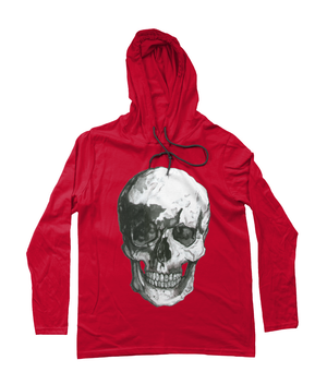 Men's Skull Hoodie Tee by Robert Bowen - Robert Bowen Tees