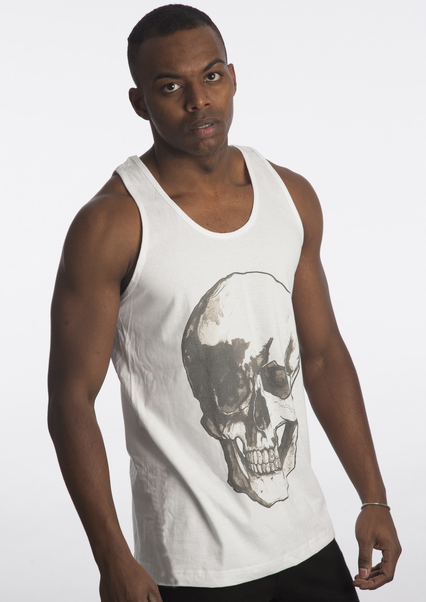Skull Ink Tank Top by Robert Bowen - Robert Bowen Tees