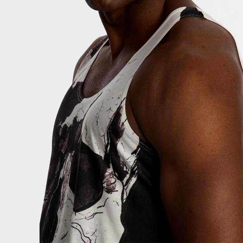 Skull Chest Unisex Tank Top By Robert Bowen