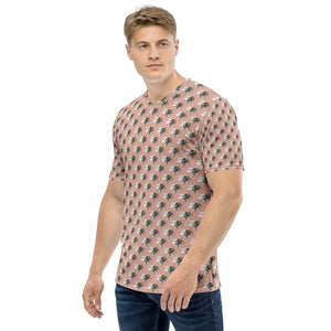 Men's Bees Nest Dusty Pink T-Shirt by Robert Bowen