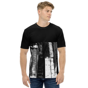 Unisex Mono Abstract Tee T049 Tee