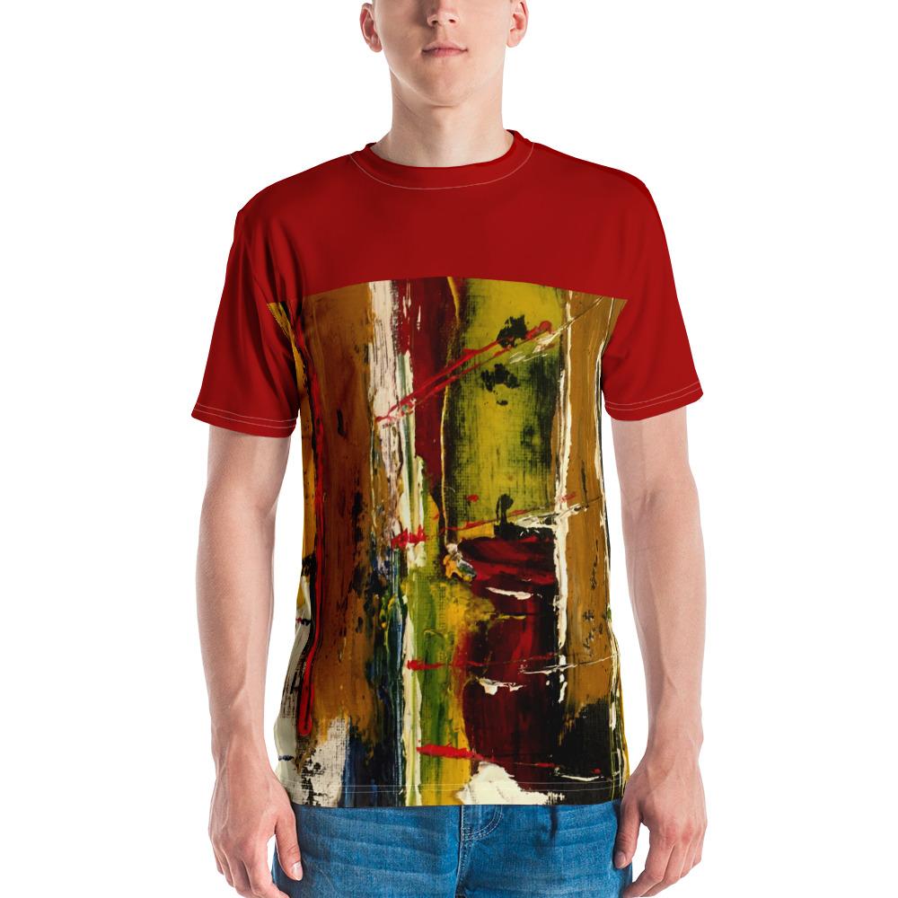 Unisex Multi-Colours Abstract T059 Tee