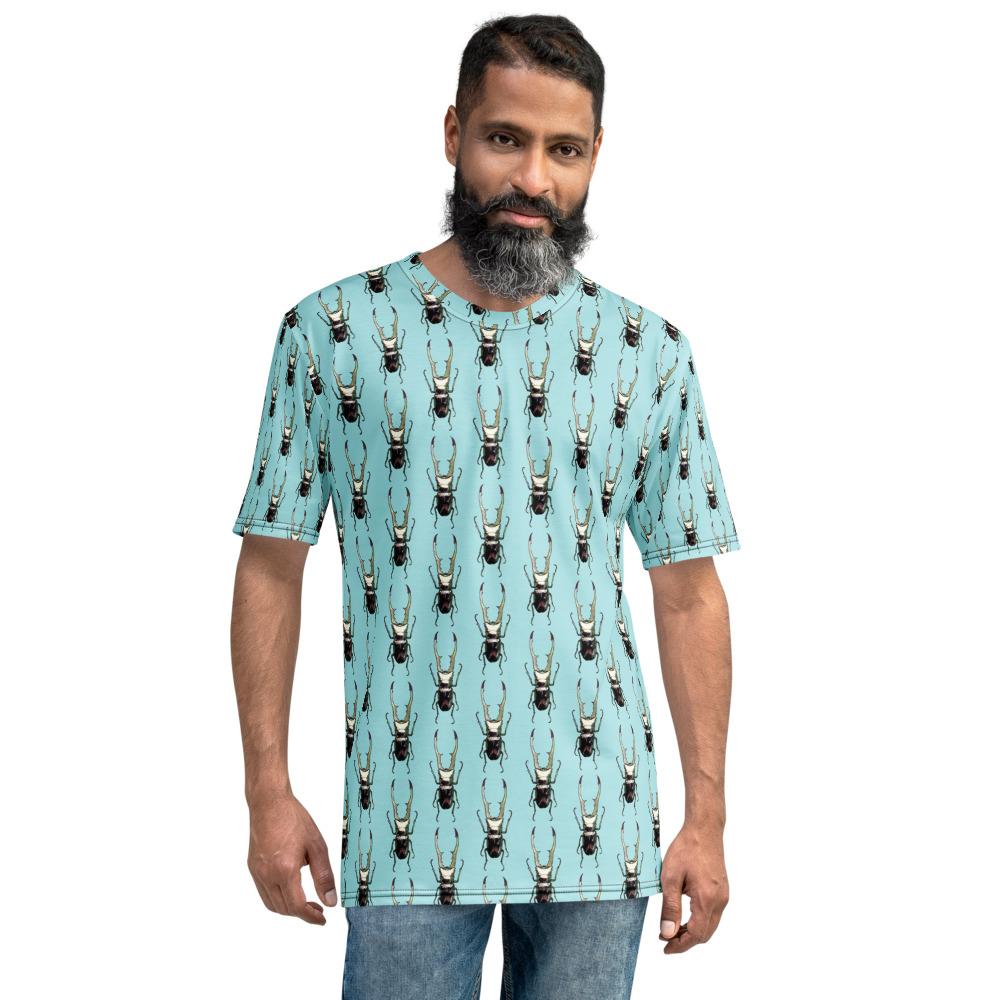 Polka Stags Men's T-shirt textiles by Robert Bowen