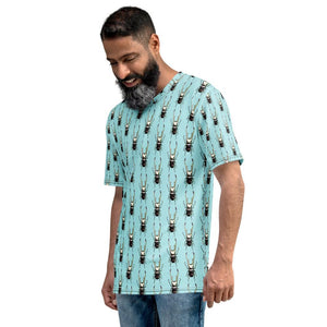 Polka Stags Men's T-shirt textiles by Robert Bowen