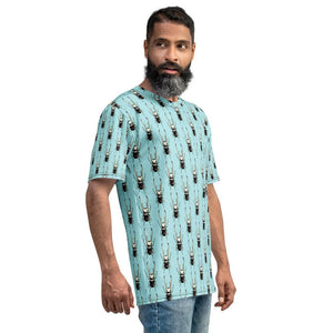 Polka Stags Men's T-shirt textiles by Robert Bowen