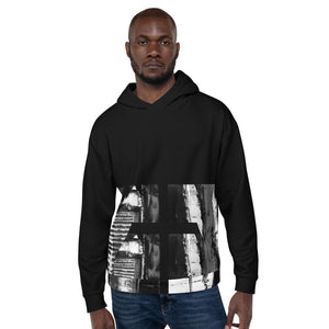 Unisex Mono Abstract T049 Hoodie