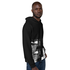 Unisex Mono Abstract T049 Hoodie