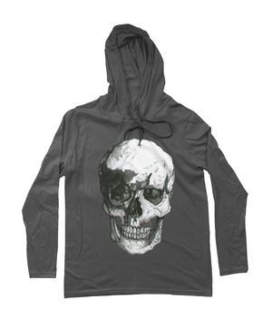 Men's Skull Hoodie Tee by Robert Bowen - Robert Bowen Tees