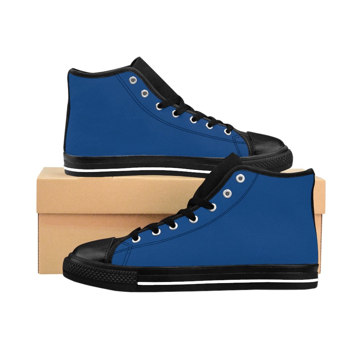 Block Colours Men's High-top Sneakers by Robert Bowen - Robert Bowen Tees