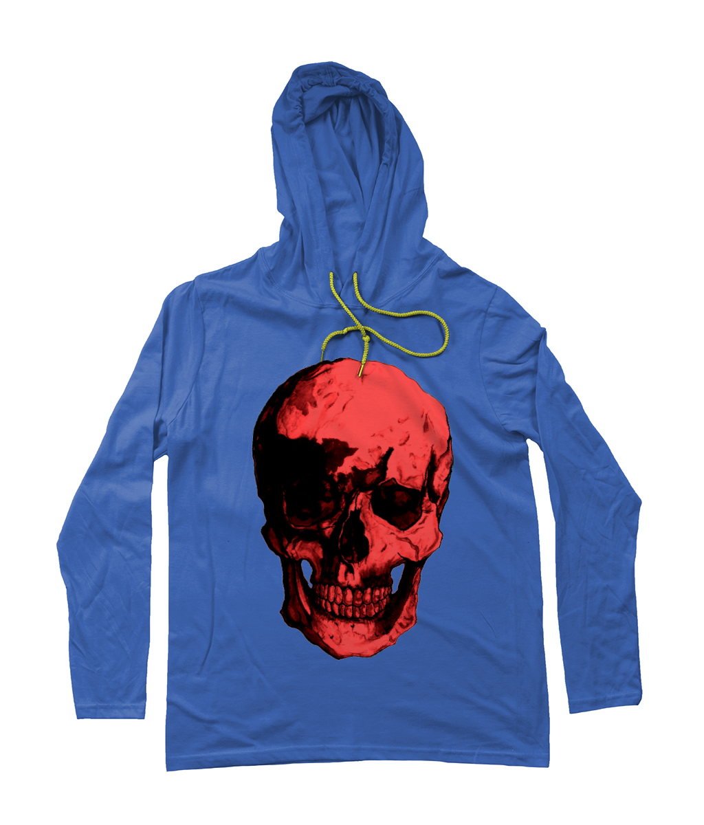 Men's Red Skull Hoodie by Robert Bowen - Robert Bowen Tees