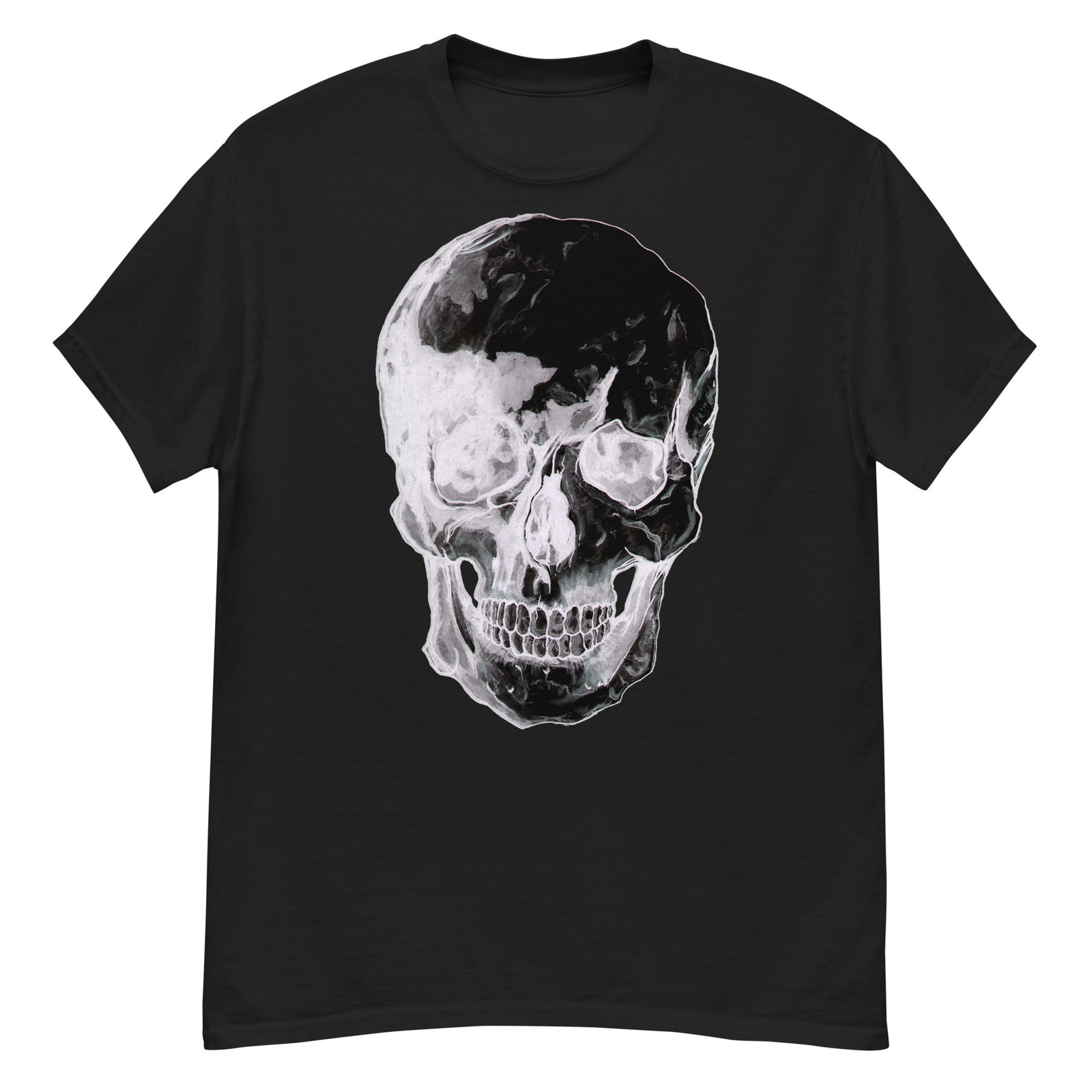 Inverted Skull Mens Classic Tee by Robert Bowen
