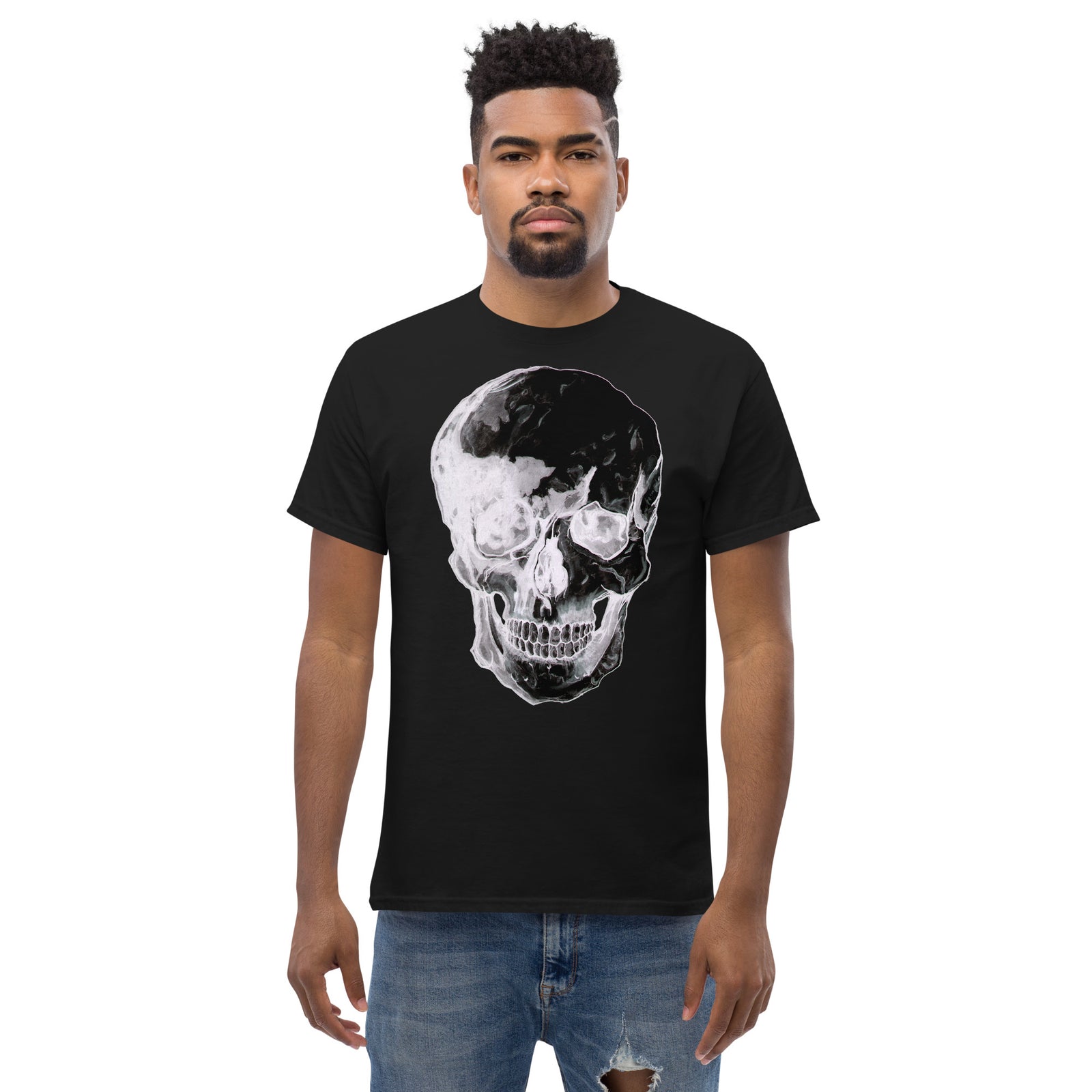 Inverted Skull Mens Classic Tee by Robert Bowen
