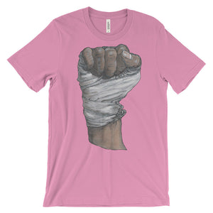 Muhammed Fist Unisex Short Sleeve T-Shirt Illustrated by Robert Bowen - Robert Bowen Tees