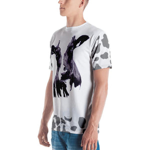 Mad Cow Hem Illustrated by Robert Bowen Men's T-shirt - Robert Bowen Tees