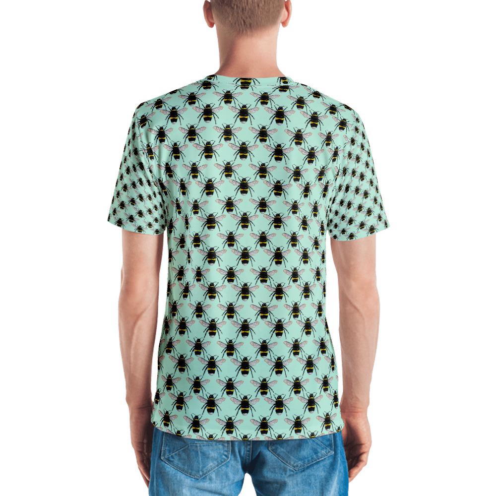 Bees Tee Men's T-shirt Textiles by Robert Bowen - Robert Bowen Tees