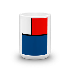 Block Colours Three Mug by Robert Bowen - Robert Bowen Tees