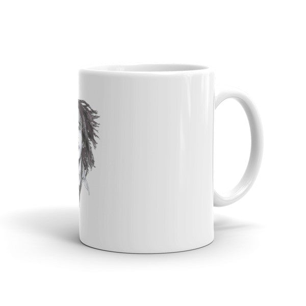 Bob Marley Black Ink by Robert Bowen Mug - Robert Bowen Tees