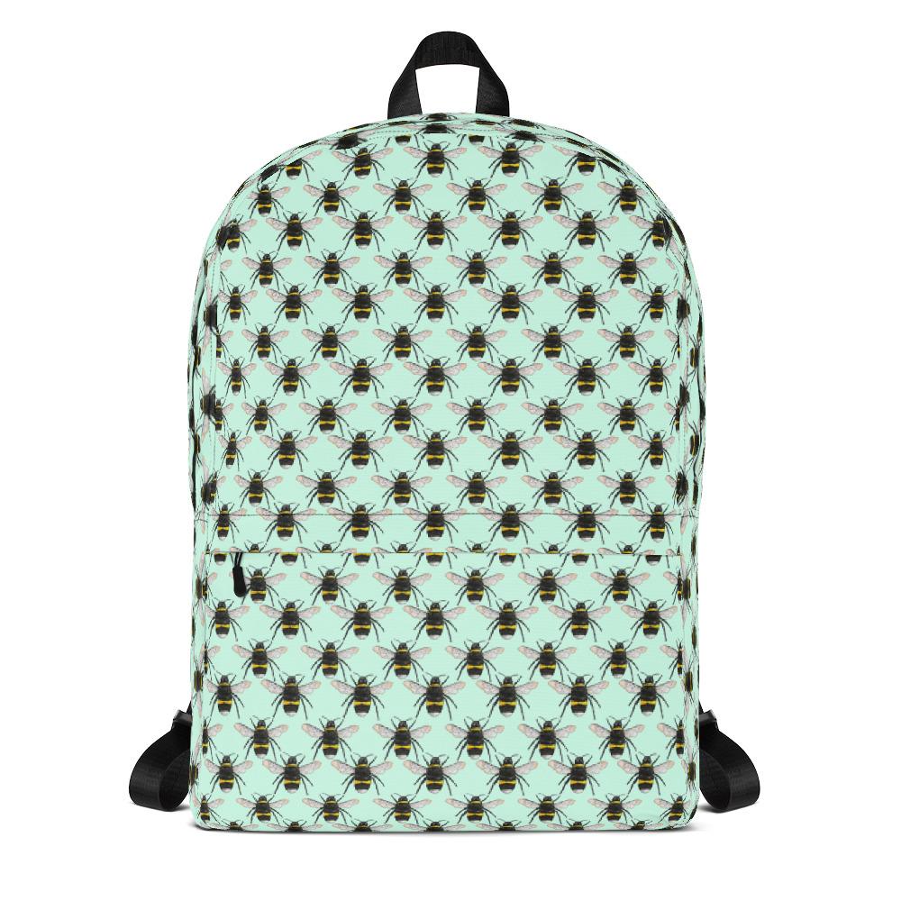 Unisex Bees Backpack Textiles by Robert Bowen - Robert Bowen Tees