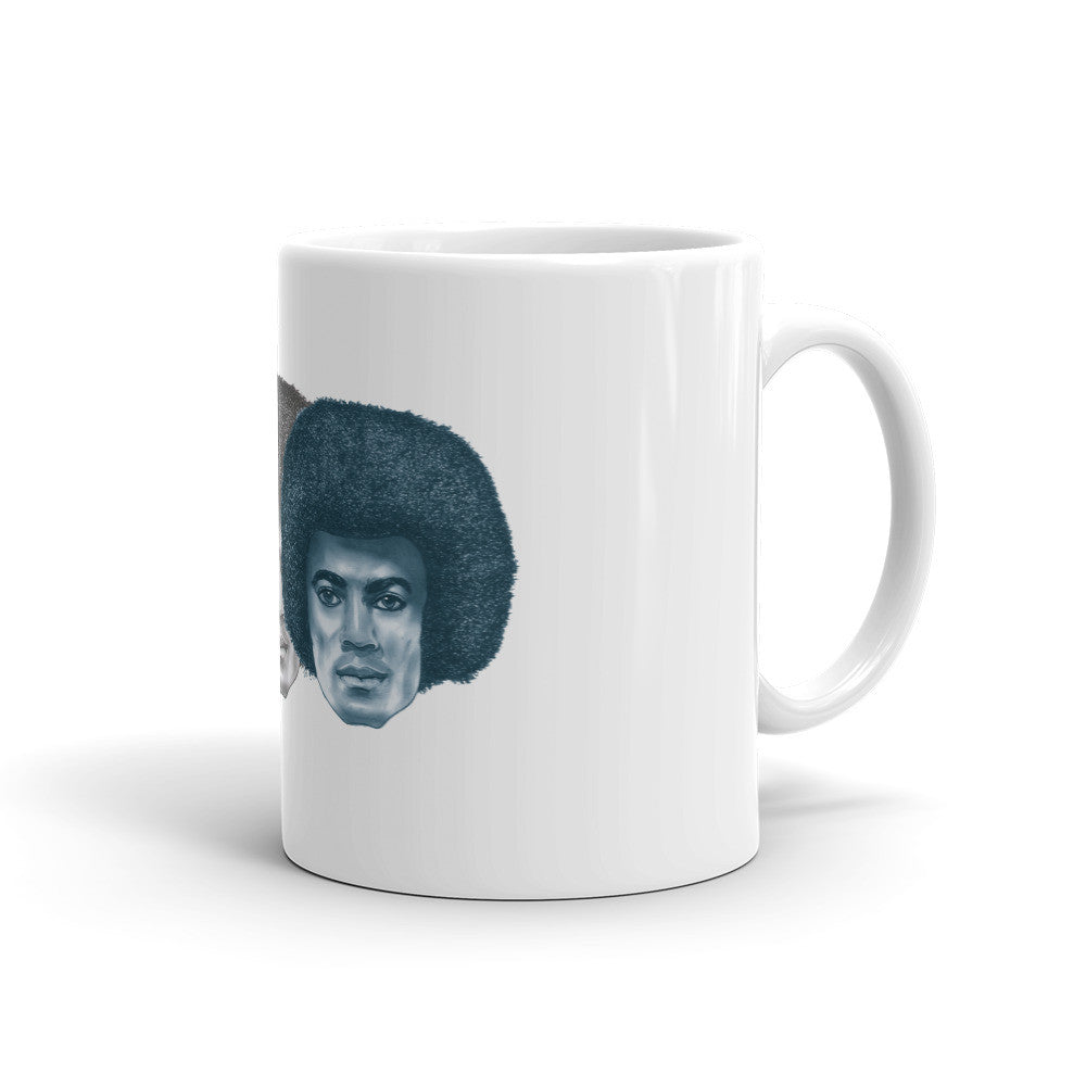 Triple MJs Illustrated by Robert Bowen Mug - Robert Bowen Tees