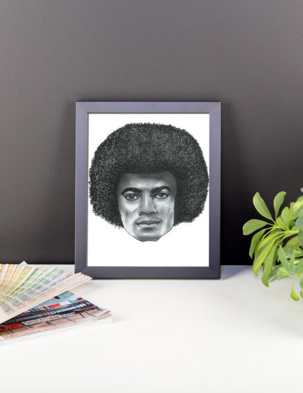 Michael Jackson by Robert Bowen Framed Poster - Robert Bowen Tees