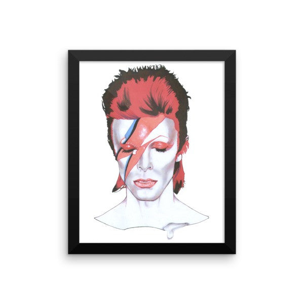 David Bowie Framed Poster - Robert Bowen Tees