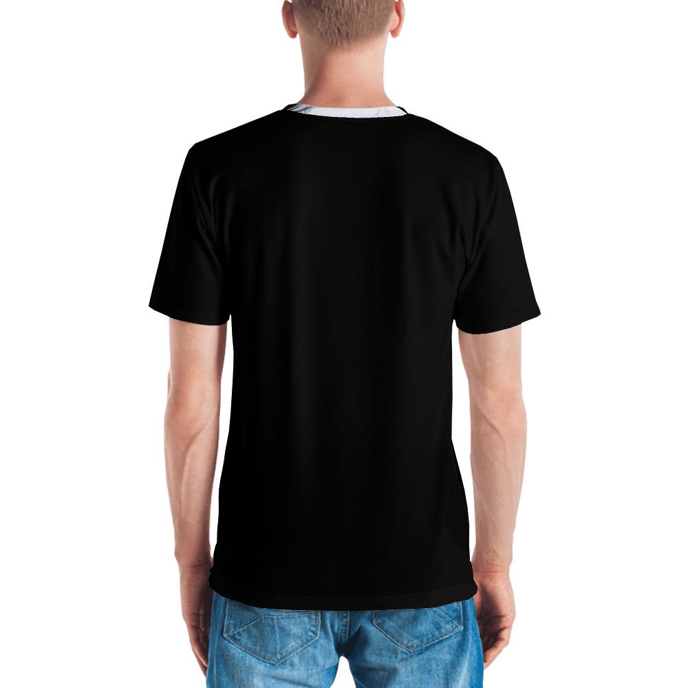 Skull Neck Men's T-shirt By Robert Bowen in Black - Robert Bowen Tees