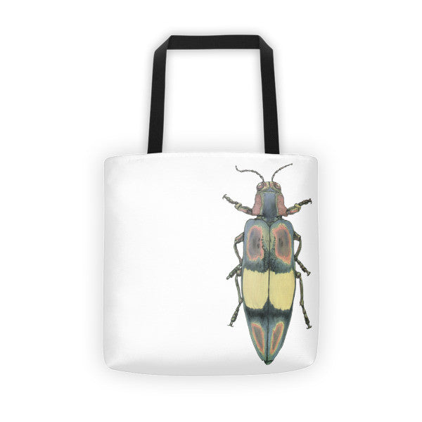 Coloured Beetle by Robert Bowen Tote Bag - Robert Bowen Tees