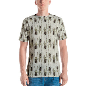 Twin Stag Beetles by Robert Bowen Men's T-shirt - Robert Bowen Tees