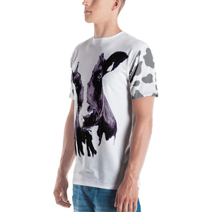 Mad Cow Illustrated by Robert Bowen Men's T-shirt - Robert Bowen Tees