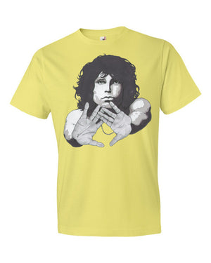 Jim Morrison by Robert Bowen Short Sleeve T-Shirt - Robert Bowen Tees