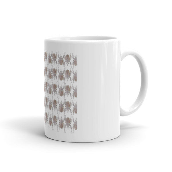 Brown Beetles Opposites Print Mug - Robert Bowen Tees