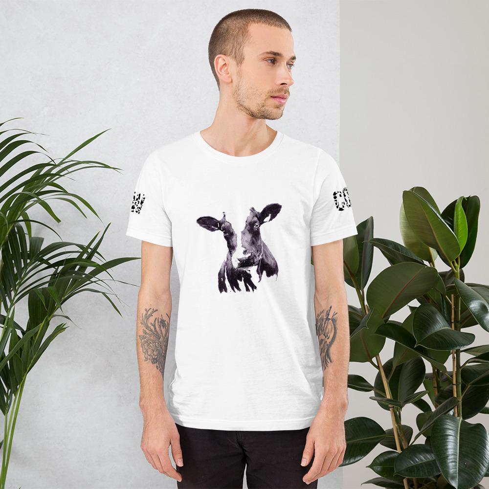 Mad Cow Illustrated Robert BowenShort-Sleeve Unisex T-Shirt - Robert Bowen Tees
