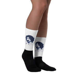 FZ Black Foot Socks Illustrated by Robert Bowen - Robert Bowen Tees