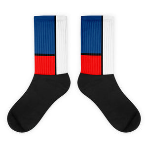 Block Colours One Black foot socks by Robert Bowen - Robert Bowen Tees