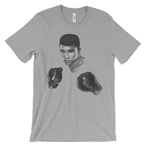 Mo Ali Boxing Unisex Short Sleeve T-Shirt Illustrated by Robert Bowen - Robert Bowen Tees