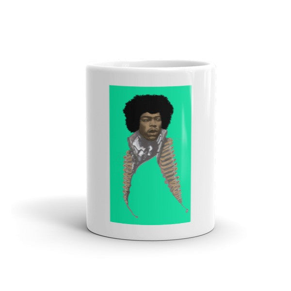 Jimi Hendrix Pop Art by Robert Bowen Mug - Robert Bowen Tees