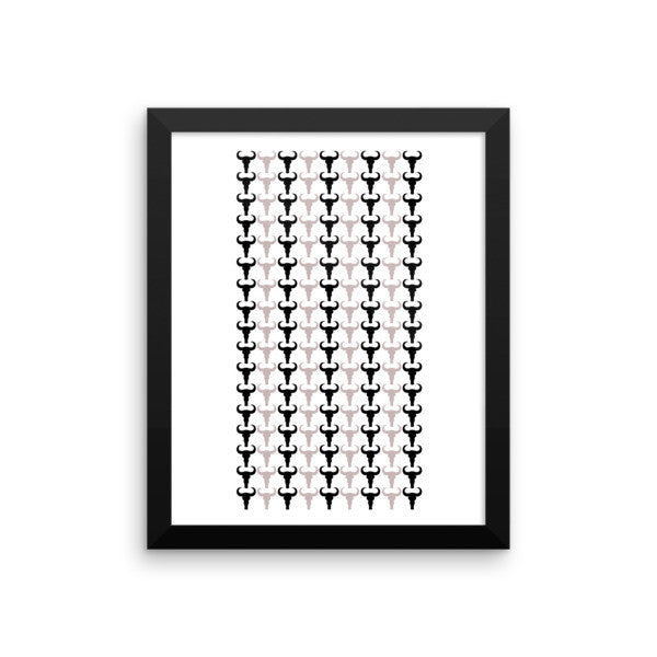 Rams & Checks Framed Poster - Robert Bowen Tees