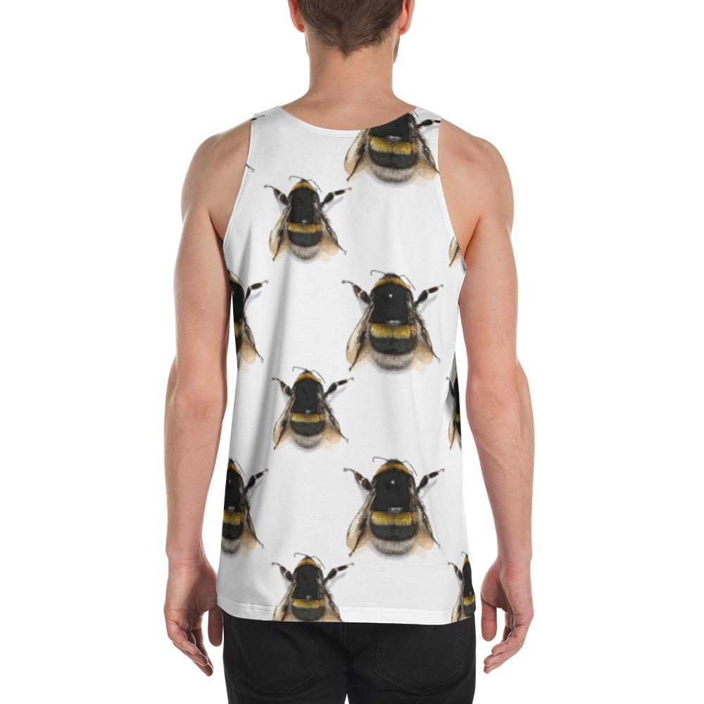 Polka Filtered Bees Unisex Tank Top - Robert Bowen Tees