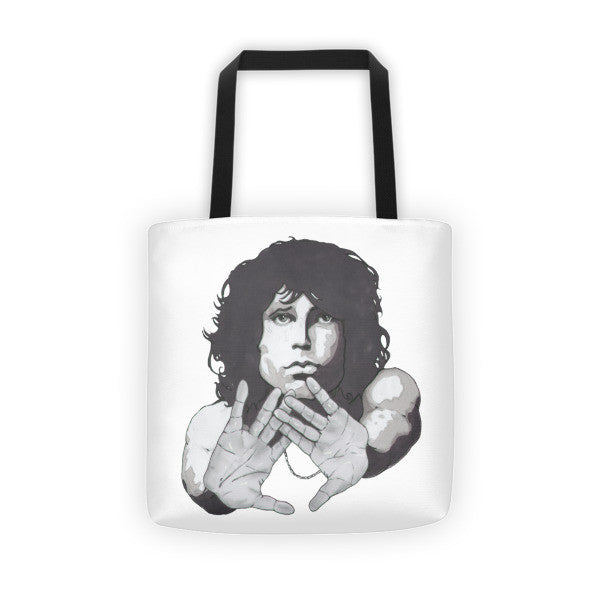 New Jim Morrison by Robert Bowen Tote Bag - Robert Bowen Tees