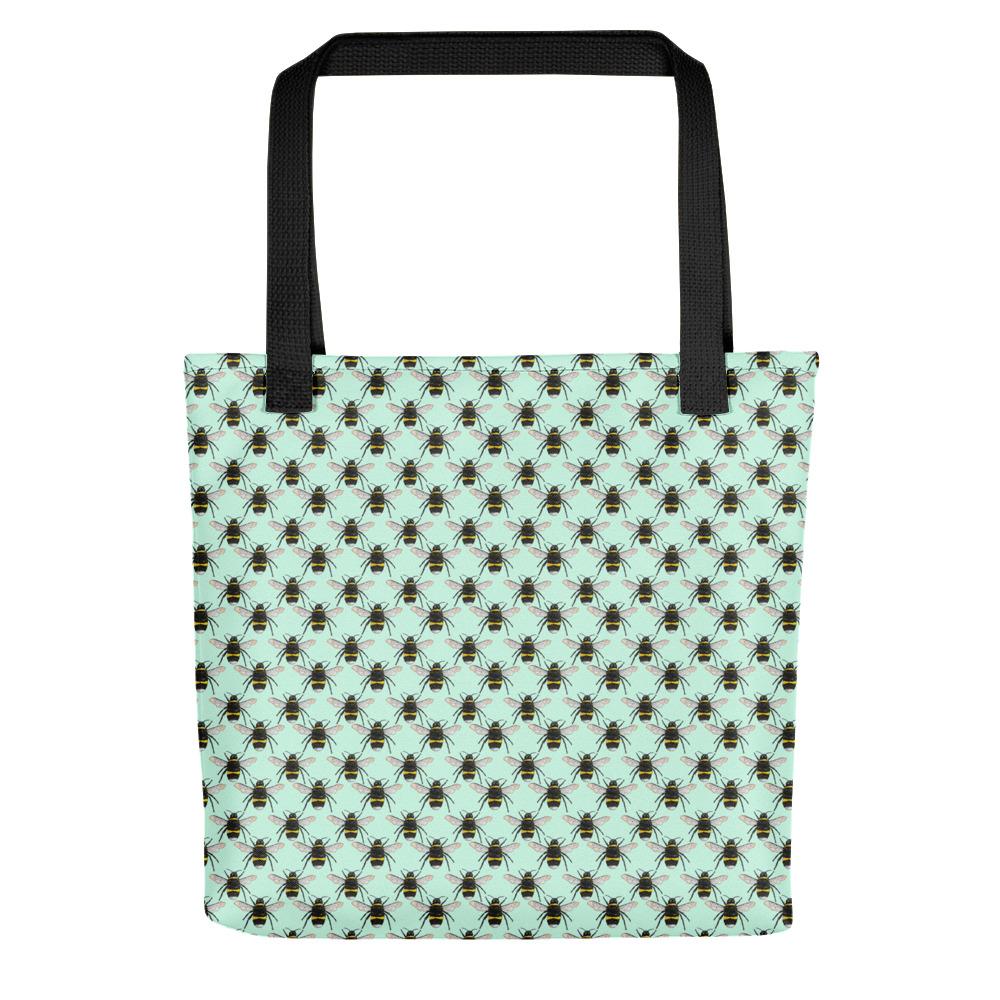 Unisex Bees Tote Bag Textiles by Robert Bowen - Robert Bowen Tees