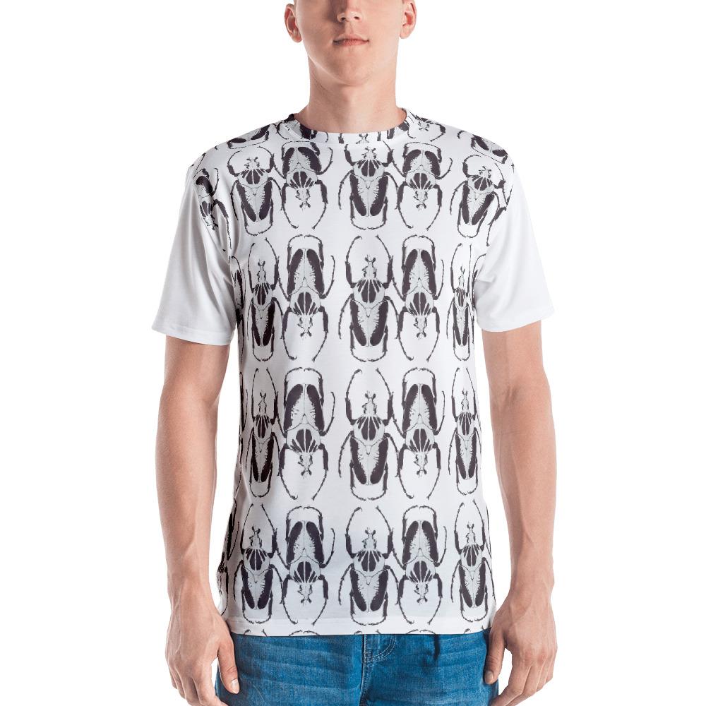 Black & White Opposites Beetles by Robert Bowen Men's T-shirt - Robert Bowen Tees