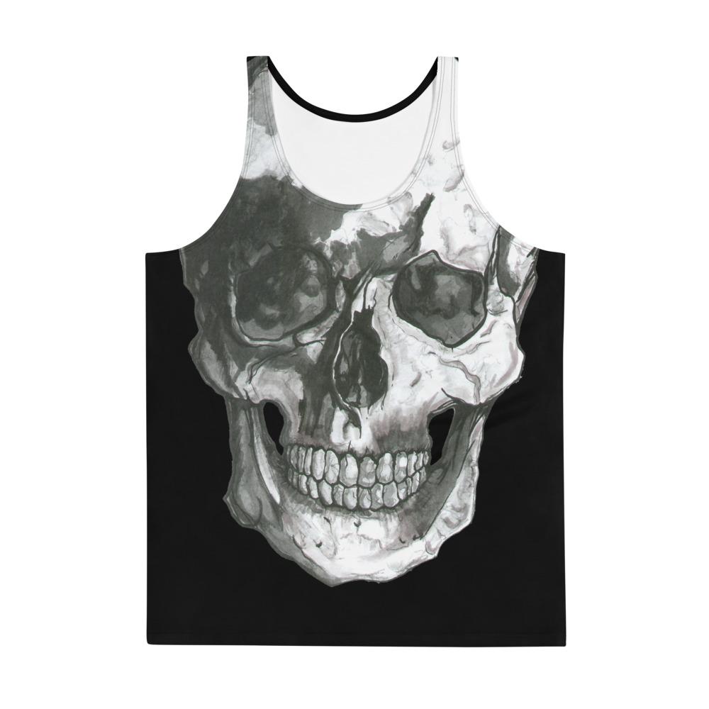 Skull Chest Unisex Tank Top By Robert Bowen