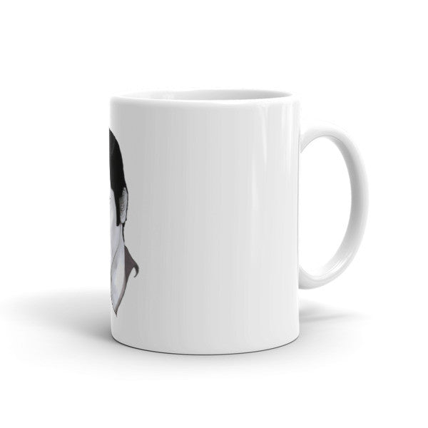 Elvis Presley Black Ink by Robert Bowen Mug - Robert Bowen Tees