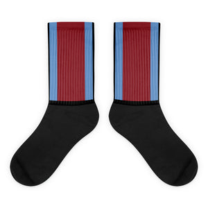 Windrush Retro Black foot socks by Robert Bowen - Robert Bowen Tees