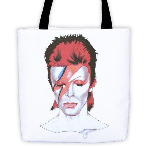 David Bowie The Legend Tote Bag - Robert Bowen Tees