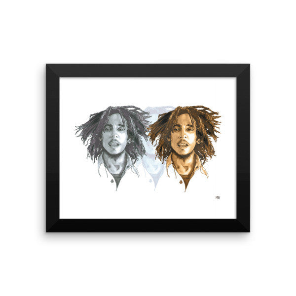 Triple Marley Framed Poster - Robert Bowen Tees